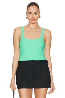 Боди Alexander Wang Square Neck In Mint Julep, цвет Mint Julep