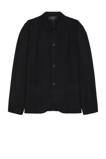 Рубашка Rag &amp; Bone Japanese Wool Prospect Cardigan, черный