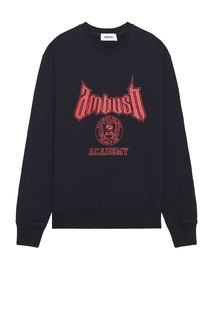 Толстовка Ambush Academy Crewneck, цвет Navy Valiant Poppy