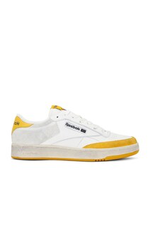 Кроссовки Reebok X NGG Club C In White &amp; Orange, цвет White &amp; Orange