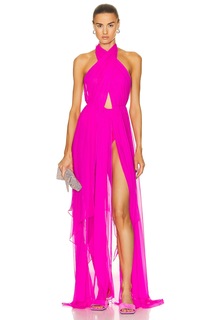 Платье Retrofete Ina Silk, цвет Neon Pink RetrofÊte