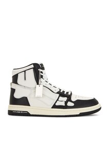 Кроссовки Amiri Skel Top Hi, цвет Black &amp; White