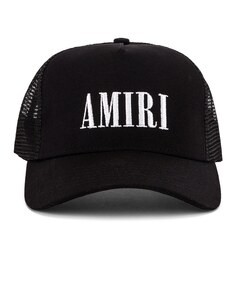 Шапка Amiri Core Logo Trucker, цвет Black &amp; White