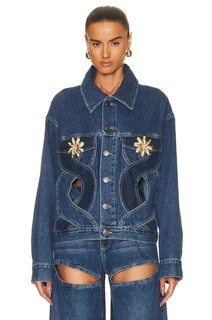 Куртка Area Rope Cutout Denim, цвет Light Blue