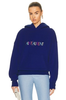 Свитер Saint Laurent Oversized Hoodie, цвет Bleu &amp; Multicolore