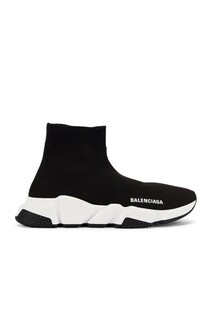 Кроссовки Balenciaga Bicolor Speed, цвет Black &amp; White