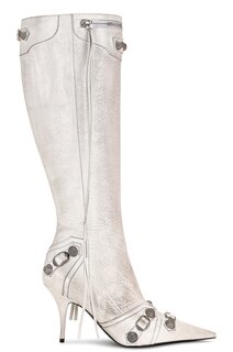 Ботинки Balenciaga Cagole, цвет Dirty Optical White