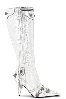 Ботинки Balenciaga Cagole, серебряный