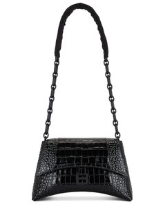 Сумка Balenciaga Downtown Chain Shoulder, цвет Black &amp; Black