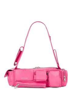 Сумка через плечо Balenciaga Superbusy XS Sling, цвет Bright Pink