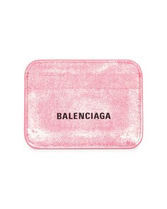 Сумка Balenciaga Cash Card Holder, цвет Denim Pink &amp; Black