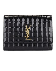 Сумка Saint Laurent Cassandre Flap Pouch, нуар