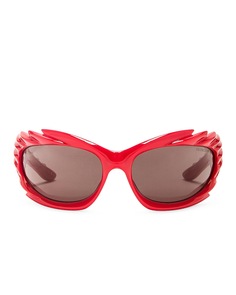 Солнцезащитные очки Balenciaga Spike, красный