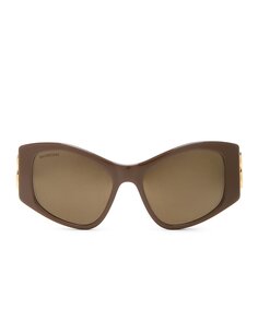 Солнцезащитные очки Balenciaga Cat Eye, цвет Brown &amp; Bronze