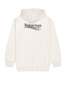 Худи Balenciaga Medium Fit, цвет Dirty White