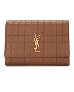 Сумка-клатч Saint Laurent Cassandre Flap Pouch, цвет Fox