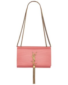 Сумка кросс-боди Saint Laurent Small Kate Tassel Chain, цвет Coral Rose