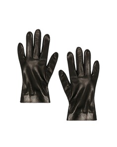 Перчатки Saint Laurent Leather, черный