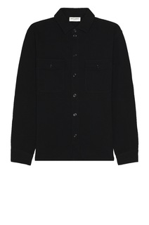 Рубашка Saint Laurent Oversize Chemise, нуар