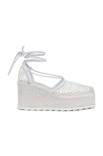 Эспадрильи Bottega Veneta Stretch Lace Up, цвет Optic White