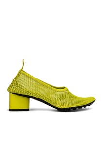 Туфли Bottega Veneta Stretch Web Flex Socks, цвет Kiwi