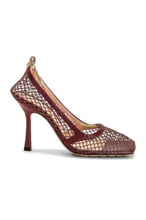 Туфли Bottega Veneta Stretch Lace Up, цвет Cherry