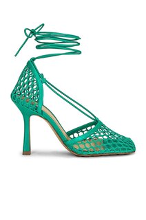 Туфли Bottega Veneta Stretch Ankle Straps, цвет Acid Turquoise