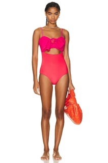 Купальник Silvia Tcherassi Constanzo One Piece, цвет Fuchsia &amp; Coral