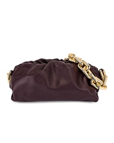 Сумка-хобо Bottega Veneta The Chain Pouch, цвет Grape &amp; Gold