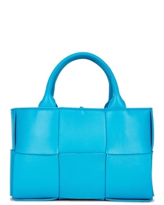 Сумка через плечо Bottega Veneta Mini Arco Tote, цвет Pool &amp; Gold