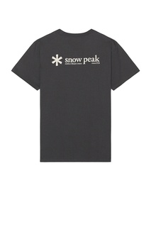 Футболка Snow Peak Logo, цвет Charcoal
