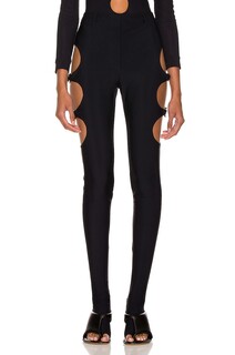 Брюки Burberry Cutout Legging, черный