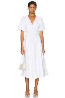Платье Staud Finley, белый
