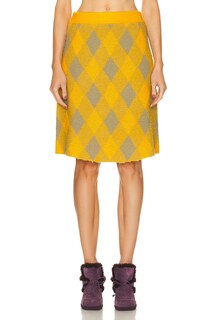 Юбка Burberry Argyle, цвет Mimosa IP Pattern