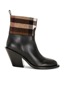 Ботинки Burberry Danielle Low, цвет Black &amp; Dark Birch Brown