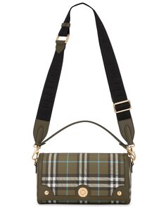 Сумка через плечо Burberry Small Note, цвет Olive Green