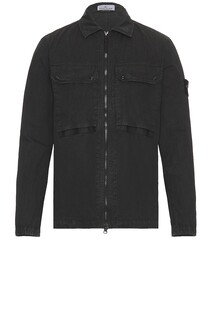 Рубашка Stone Island Overshirt, черный