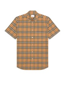 Рубашка Burberry Simpson Casual, цвет Archive Beige