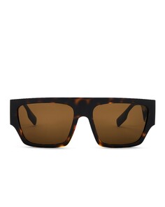 Солнцезащитные очки Burberry Micah, цвет Black &amp; Brown