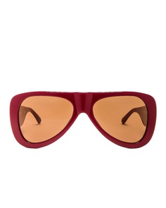 Солнцезащитные очки The Attico Edie, цвет Bordeaux