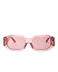 Солнцезащитные очки The Attico Blake In Pink, розовый