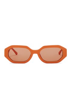Солнцезащитные очки The Attico Irene Geometric, оранжевый