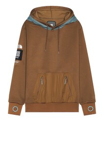Худи The North Face X Project U Dotknit Double, цвет Concrete Grey &amp; Sepia Brown