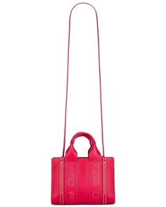 Сумка кросс-боди Chloe Woody Mini Tote, цвет Fizzy Pink