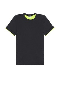 Футболка Comme des Garçons Two Tone, цвет Black &amp; Green