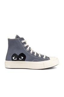 Кроссовки Comme des Garçons Converse Chuck Taylor High, серый