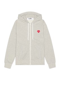 Толстовка Comme des Garçons Invader Hooded, серый