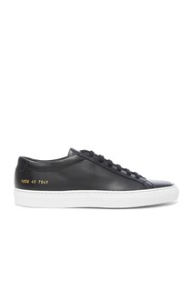 Кроссовки Common Projects Original Leather Achilles Low, черный