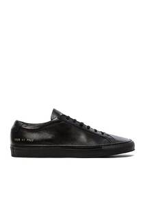 Кроссовки Common Projects Original Leather Achilles Low, черный