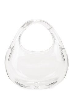Сумка-клатч Coperni Glass Mini Swipe, цвет Glass Transparent